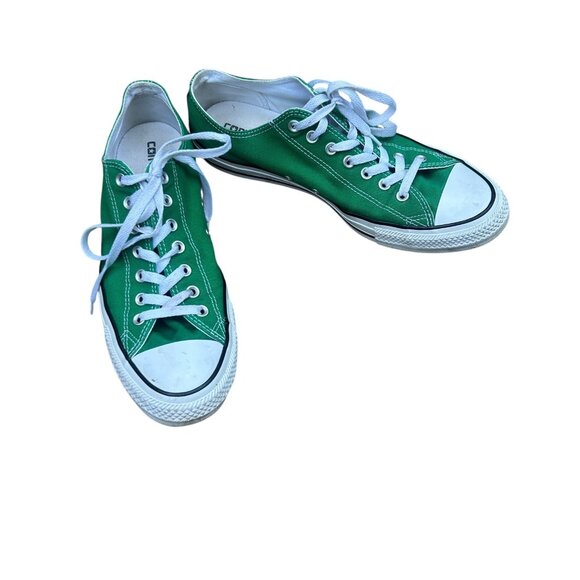 Converse Chuck Taylor All Stars Men's Green Low Top Skate Sneakers Size 12 - Picture 1 of 7